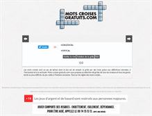 Tablet Screenshot of mots-croises-gratuits.com
